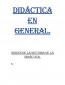 Didáctica en general