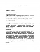 Programa en Educación Lactancia Materna