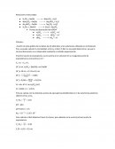 Reacciones involucradas
