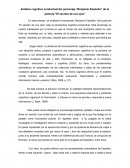 Análisis cognitivo conductual del personaje “Benjamín Espósito” de la película “El secreto de sus ojos”