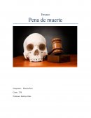 Ensayo: Pena de muerte a nivel mundial