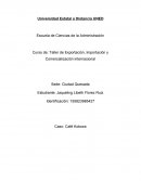 Taller de Exportación, Importación y Comercialización internacional
