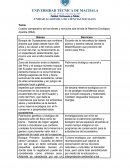 Cuadro comparativo de los bienes y servicios que brinda la Reserva Ecológica Arenilla (REA).