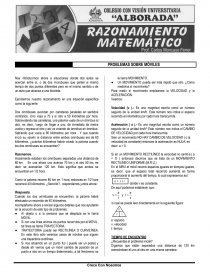 PROBLEMAS SOBRE MÓVILES. Página 1