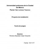 Proyecto de modelación Teoría de juegos