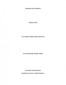 TRABAJO DE FILOSOFIA. Página 1