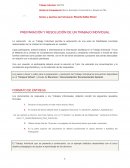 LA NUEVA PREPARACIÓN Y RESOLUCIÓN DE UN TRABAJO INDIVIDUAL