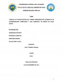 TRABAJO DE INVESTIGACIÓN DEL PRIMER HEMISEMESTRE ELEMENTOS DE CONSEDERACIÓN TERRITORIO Y GAD MUNICIPAL DE BAÑOS DE AGUA SANTA