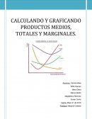 CALCULANDO Y GRAFICANDO PRODUCTOS MEDIOS, TOTALES Y MARGINALES