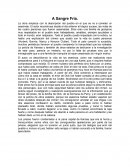 ENSAYO DEL LIBRO A SANGRE FRIA