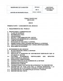 MEMORANDO DE PLANEACIÓN PRIMERA PARTE – CONOCIMIENTO DEL NEGOCIO