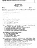 El personaje protagonista del texto leído es: Control de lectura donde esté mi corazon