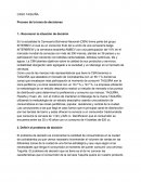Caso taquiña Investigacion de mercados Proceso de la toma de decisiones