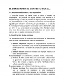 EL DERECHO EN EL CONTEXTO SOCIAL