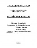 BIOGRAFÍAS” TEORÍA DEL ESTADO
