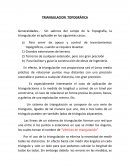 TRIANGULACION TOPOGRÁFICA