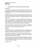El paradigma entre la teoría conductista y la teoría humanista
