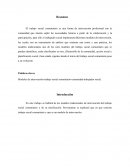 El trabajo social comunitario