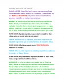 GUION OBRA “BLANCA NIEVES Y LOS 7 ENANITOS”.