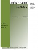 Matemática Aplicada a la Formulación y Evaluación de Proyectos RESOLUCIÓN EJERCICIO No. 2