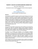 FUENTES Y USOS DE LOS HIDROCARBUROS AROMÁTICOS