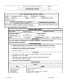 DATOS GENERALES DEL PERFIL DEL PUESTO