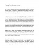 Trabajo Final: Ensayo Psicoanalisis