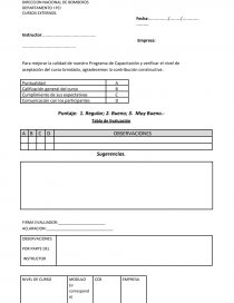 DIRECCION NACIONAL DE BOMBEROS DEPARTAMENTO I PCI CURSOS EXTERNOS. Página 1