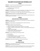 REGLAMENTO DE ELECCIONES JASS CONDORMILLA ALTO