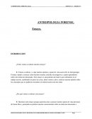 Antropologia Forense. ¿Cómo vamos a realizar nuestro ensayo?