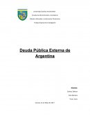 Deuda Pública Externa de Argentina