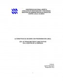 Alternativas de decisión con programación lineal