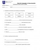 CONCORDANCIA ENTRE EL SUJETO Y EL VERBO