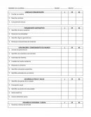 Rubricas para evaluación diagnostica