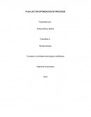 PLAN LECTOR OPTIMIZACION DE PROCESOS