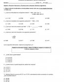 Evaluación de Matemática: Adición y Sustracción