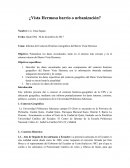Informe del Contexto Histórico-Geográfico del Barrio Vista Hermosa