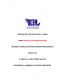 PROYECTO DE INVESTIGACIÓN CONCEPCIONES Y ACCIONES SOBRE LA INFIDELIDAD