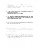 ¿Para usted que es la ética profesional?