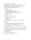 Proceso de administración de la configuración