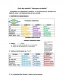 Guía de estudio “tiempos verbales”