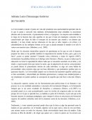 ETICA EN LA EDUCACIÓN