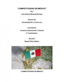 Competitividad en México. Página 1