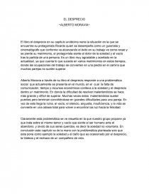 EL DESPRECIO ~ALBERTO MORAVIA~. Página 1