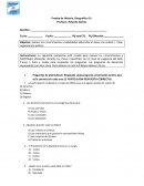 Prueba de Historia, Geografía y Cs.