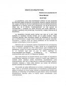 ENSAYO DE ARQUITECTURA. Historia de la arquitectura III