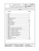 Manual de organizacion general de una empresa constructora