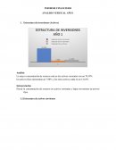 INFORME FINANCIERO ANÁLISIS VERTICAL AÑO 1