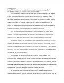 Análisis de los mercados de consumo y de la conducta del comprador