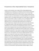 Mi experiencia en Ética, Responsabilidad Social y Transparencia